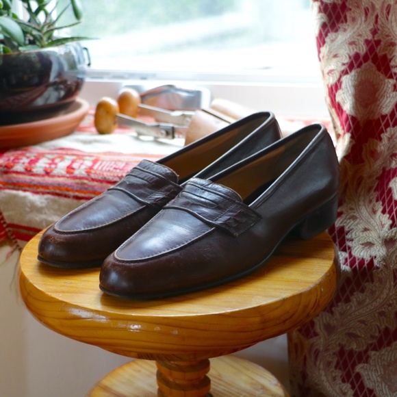 Vintage Botticelli Handmade Italian Leather Loafers main image 9